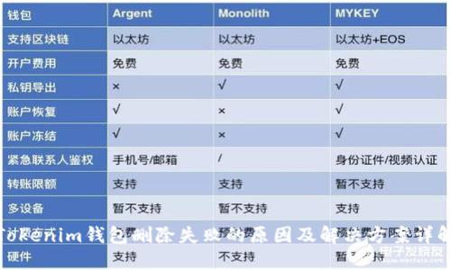 Tokenim钱包删除失败的原因及解决方案详解