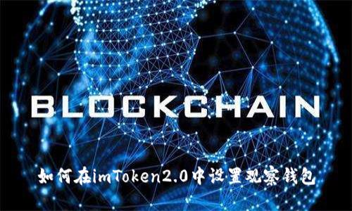 如何在imToken2.0中设置观察钱包