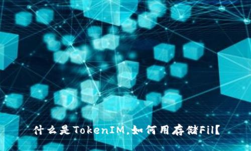 什么是TokenIM，如何用存储Fil？