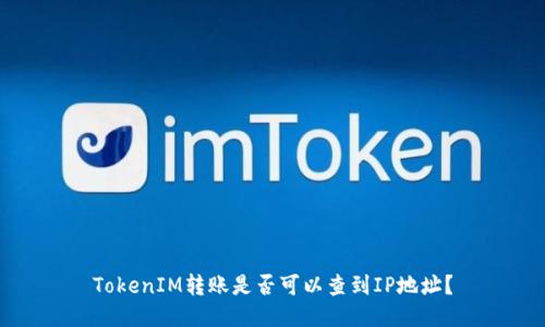 TokenIM转账是否可以查到IP地址？